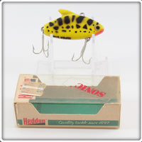 Vintage Heddon Yellow Coachdog Super Sonic Lure In Unmarked Box