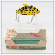 Vintage Heddon Yellow Coachdog Super Sonic Lure In Unmarked Box