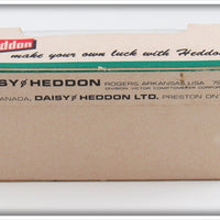 Heddon Red Head White Midget River Runt In Box