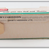 Heddon Red Head White Tiny Runt In Box