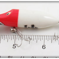 Heddon Red Head White Tiny Runt In Box