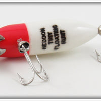 Heddon Red Head White Tiny Runt In Box