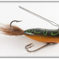 Vintage Heddon Bullfrog Weedless Widow Jr Lure