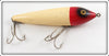 Vintage Heddon Red Head White Zaragossa Lure