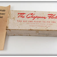 Vintage The Chapman Float Empty Box & Paper Insert