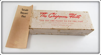 Vintage The Chapman Float Empty Box & Paper Insert