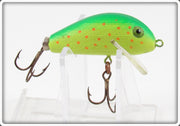 Vintage Rebel Green & Chartreuse With Spots Humpy Lure