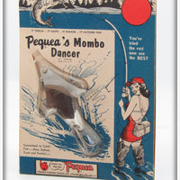 Vintage Pequea Fishing Tackle Inc. Momba Dancer Lure On Card