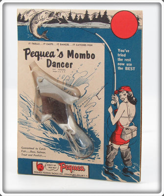 Vintage Pequea Fishing Tackle Inc. Momba Dancer Lure On Card