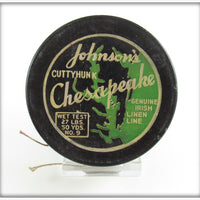 Vintage Johnson's Cuttyhunk Chesapeake Irish Linen Line Spool