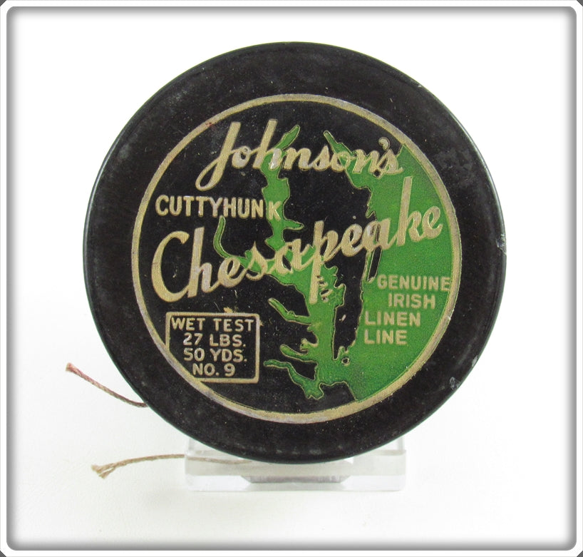 Vintage Johnson's Cuttyhunk Chesapeake Irish Linen Line Spool