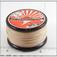 Zane Grey Ashaway Hand Laid 50's Lea Linen Line Spool