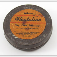 Vintage Weber Floataline Fly Line Dressing Tin 