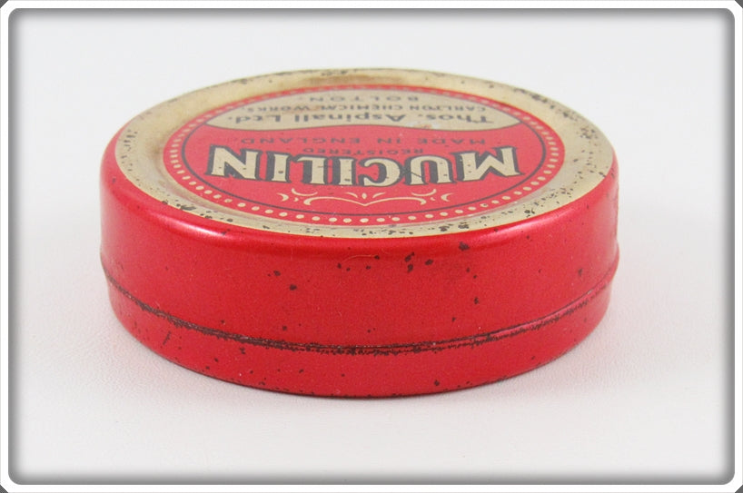Vintage Thos. Aspinall Ltd Mucilin Line Dressing Tin For Sale | Lure Lagoon Vintage Thos. Aspinall Ltd Mucilin Line Dressing Tin For Sale | Lure Lagoon