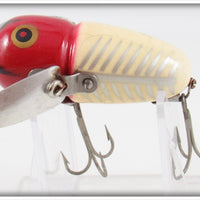 Heddon Red & White Shore Crazy Crawler