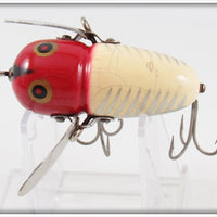 Heddon Red & White Shore Crazy Crawler