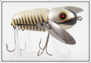 Vintage Heddon Silver Shore Crazy Crawler Lure