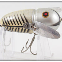 Vintage Heddon Silver Shore Crazy Crawler Lure