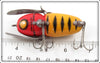 Heddon Yellow Red Head Crazy Crawler