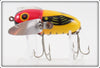 Heddon Yellow Red Head Crazy Crawler