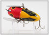 Heddon Yellow Red Head Crazy Crawler