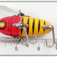 Heddon Yellow Red Head Crazy Crawler