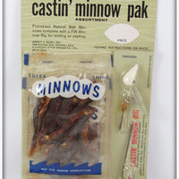 Vintage Arndt & Sons Fin Castin' Minnow Lure Pak Assortment On Card