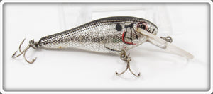 Vintage Bagley Black On Silver Foil Bass N Shad Lure