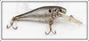 Vintage Bagley Black On Silver Foil Bass N Shad Lure
