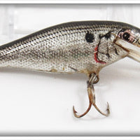 Vintage Bagley Black On Silver Foil Bass N Shad Lure