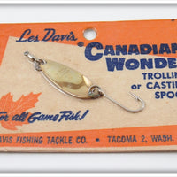 canadian wonder fishing lure Vintage Les Davis Canadian Wonder Spoon Lot Of Three On Cards For Sale
