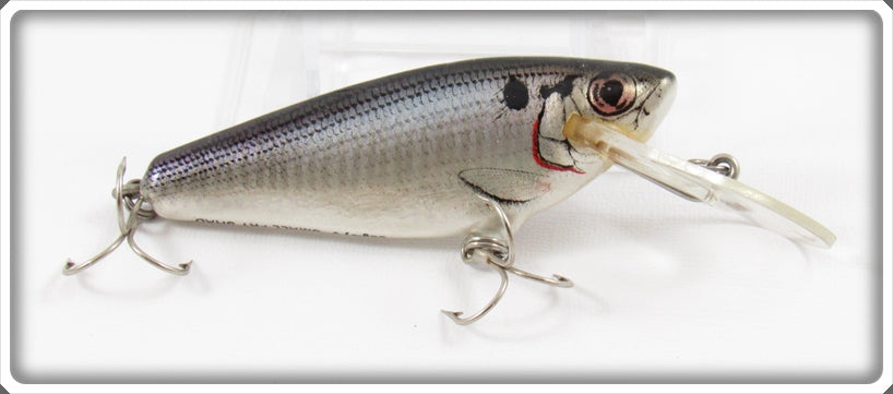 Vintage Bagley Shad On White Small Fry Shad Lure