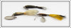 Heddon Black Shore, Silver Flitter & Perch Spin Fin Lot Of Three