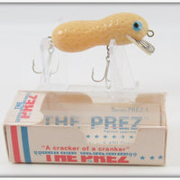 Vintage Cotton Cordell The Prez Peanut Lure In Box