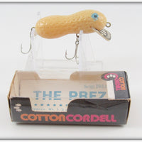 Vintage Cotton Cordell The Prez Peanut Lure In Box