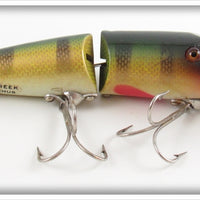 Vintage AL&W Creek Chub Perch Jointed Pikie Lure