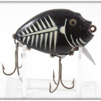 Vintage Heddon Black Shore 9630 Punkinseed Spook Lure