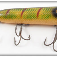 Vintage Heddon Perch Wood Lucky 13 Lure