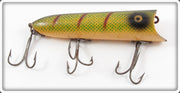 Vintage Heddon Perch Wood Lucky 13 Lure