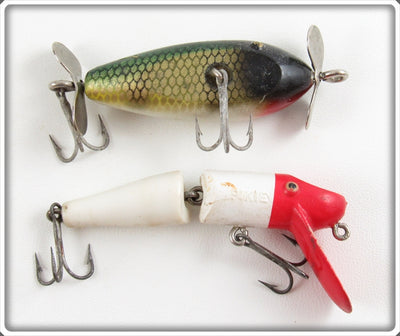 Vintage Creek Chub Ultra Light Injured Minnow & Pikie Pair 