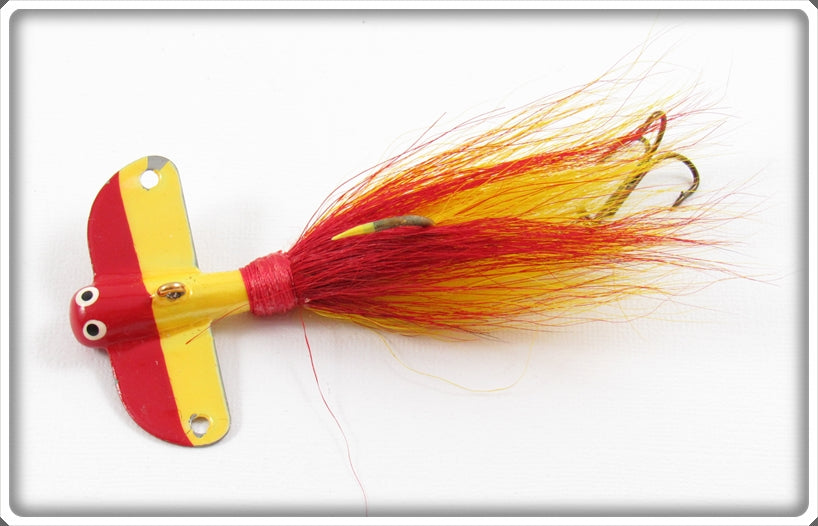 Vintage Yellow & Red Airplane Lure
