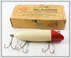 Vintage South Bend Red Head White Bass Oreno In Box 973 RH 