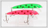 Vintage Grandma Fluorescent Red & Green M-4 Lure Pair