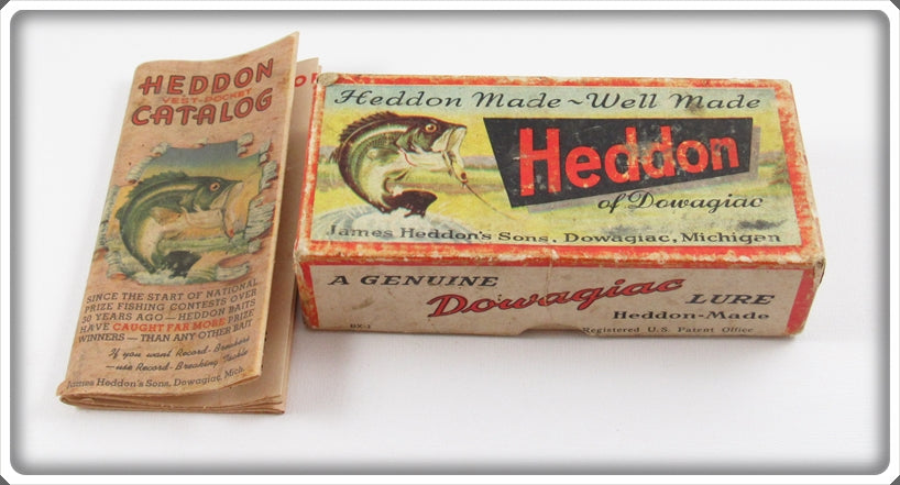Vintage Heddon Unmarked Empty Banner Box