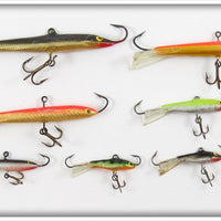Vintage Rapala Finland Ice Jig Lot Of Seven Lures