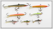 Vintage Rapala Finland Ice Jig Lot Of Seven Lures