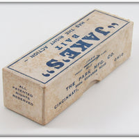 Park Mfg Co. Red & White Jake's Bait In Box