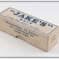 Park Mfg Co. Red & White Jake's Bait In Box