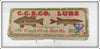 Vintage Creek Chub Pikie Finish Jointed Pikie End Label Empty Lure Box