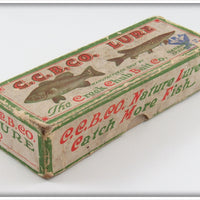 Creek Chub Pikie Finish Jointed Pikie End Label Empty Box